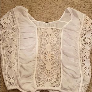 Free people white blouse